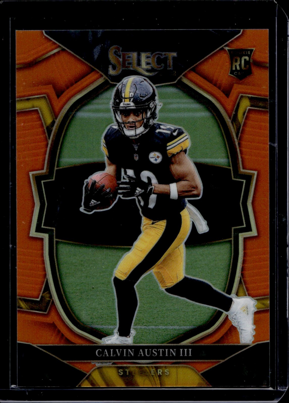2022 Panini Select Football Calvin Austin III STEELERS #65 RC Rookie Orange /49