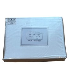 Luxury 300 Thread Count Twin Sheet Set - 100 Cotton - The Cotton Collection By