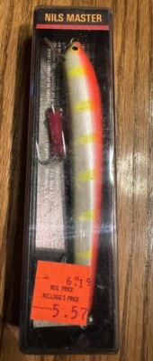 Nils Master Invincible 12cm RARE, VINTAGE Fishing Lure,Discontinued ...
