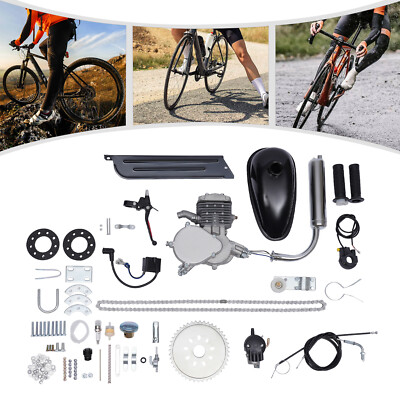 2-Takt 80cc Bicycle Bike Motorized Petrol Gas Motor Engine Kit Single Cylinder