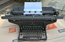 ANTIQUE 1923 UNDERWOOD LONG CARRIAGE TYPEWRITER NICE BUT NEEDS CLEANED/SERVICED thumbnail