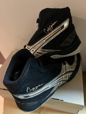 NEW 2007 Asics Cael Sanderson V3.0 PSU Wrestling Cyclone Gold Red