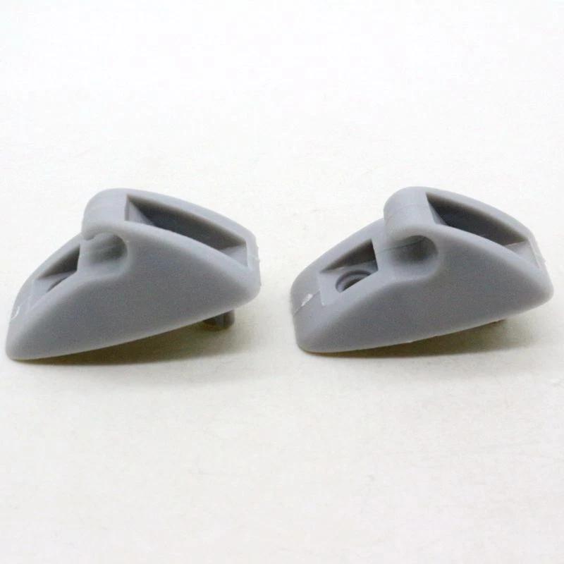 Juego de 2 ganchos de sujeción de clip para parasol grises 191857559 para VW Jetta Golf MK1 MK2 Foto 2 de 4