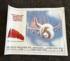 AIRPLANE ORIGINAL ROLLED 22X28 MOVIE POSTER 1980 HALF SHEET ROBERT HAYS