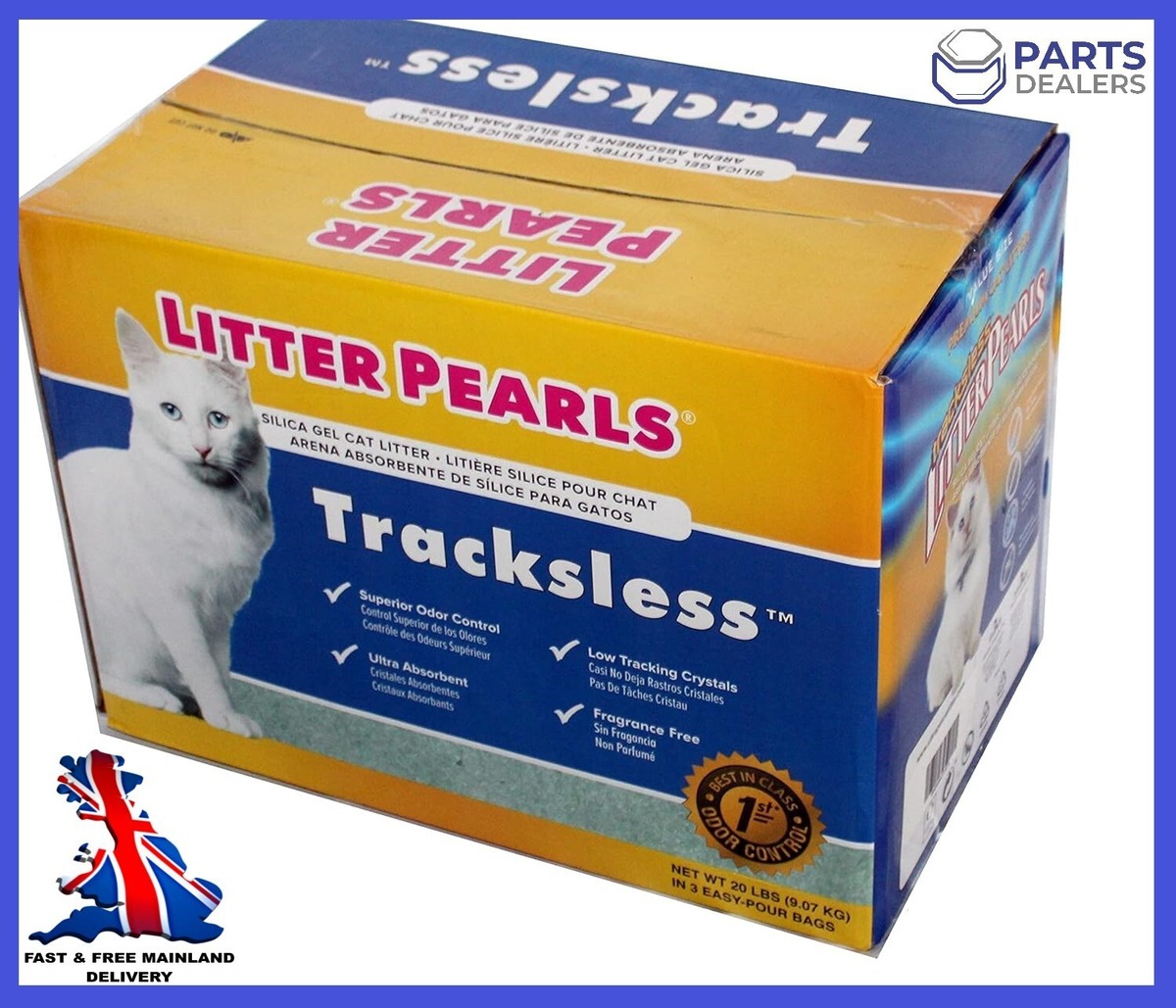 SILICA GEL CAT LITTER CRYSTALS TRACKSLESS NON-CLUMPING 9KG 23L