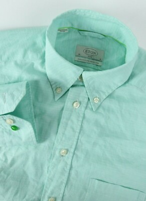 Eton Slim Exclusive Trunk Club $245.00 NWT Small Dress Shirt DST 4th Mens 15