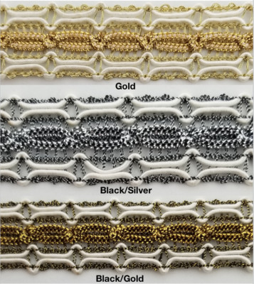 3/4'' Metallic Braid Gimp Trimming - 10 Continuous Yards - Many Color Options!