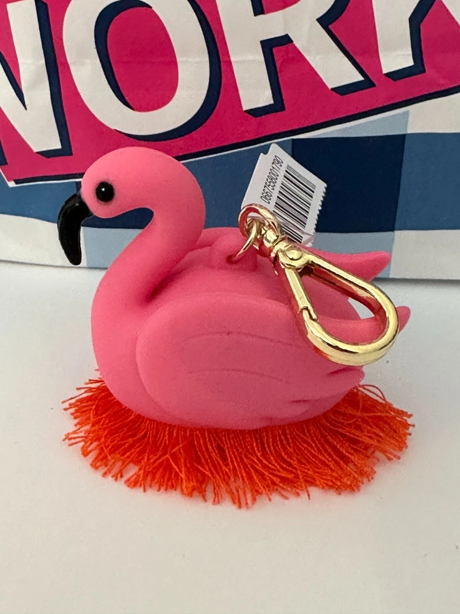 Bath Body Works TROPICAL FLAMINGO Keychain Holder Pocket Bac