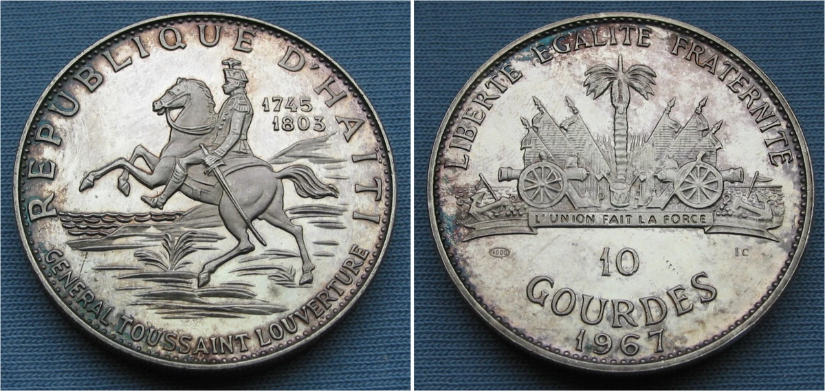 haiti ハイチ 記念硬貨 1967年 Silver 1967 Haitian Coins for sale | eBay