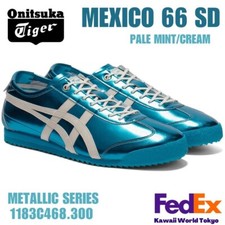Onitsuka Tiger MEXICO 66 SD metallic PALE MINT/CREAM 1183C468 300 NEW