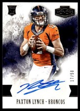 2016 Panini Honors #79 Paxton Lynch FOOTBALL Denver Broncos