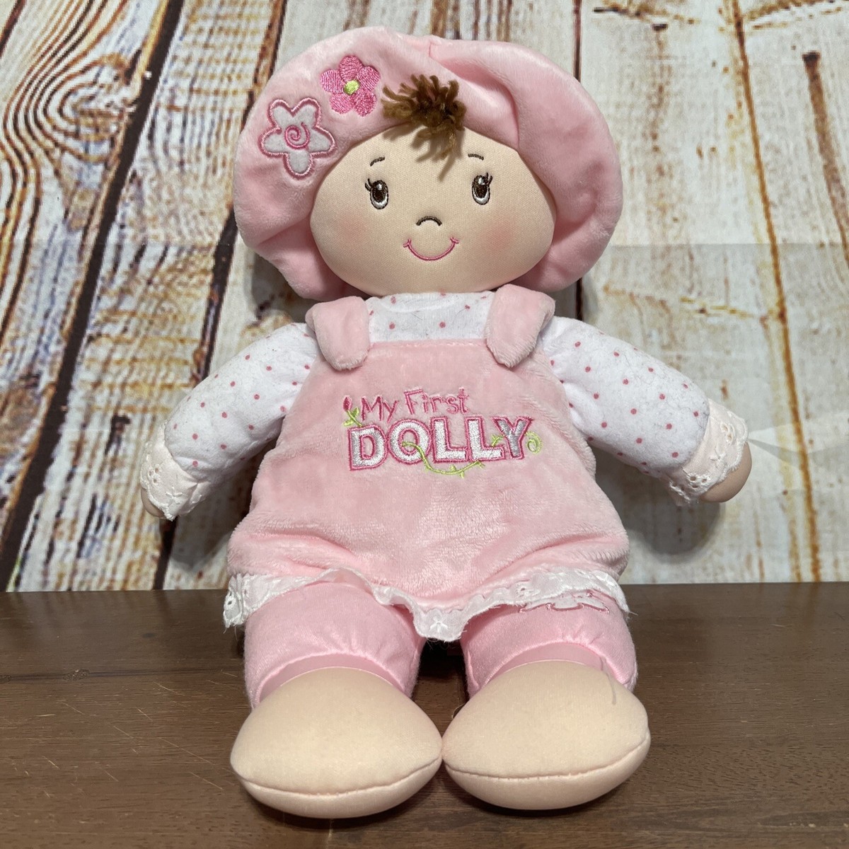 My First Dolly Baby Doll Personalized Baby First Doll With Cradle