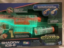 NERF N-Strike Modulus Ghost Ops Shadow ISC-6 Blaster NEW Excellent Box Sealed