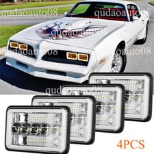 4pcs Fit Pontiac Firebird Trans Am 1977 1978 1979 1980 1981 4x6 Led Headlights 4pcs Fit Pontiac Firebird Trans Am 1977 1978 1979 1980 1981 4x6 Led Headlights