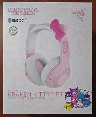 Razer - Kraken Kitty V2 BT Wireless Gaming Headset with Chroma RGB - Hello Ki...