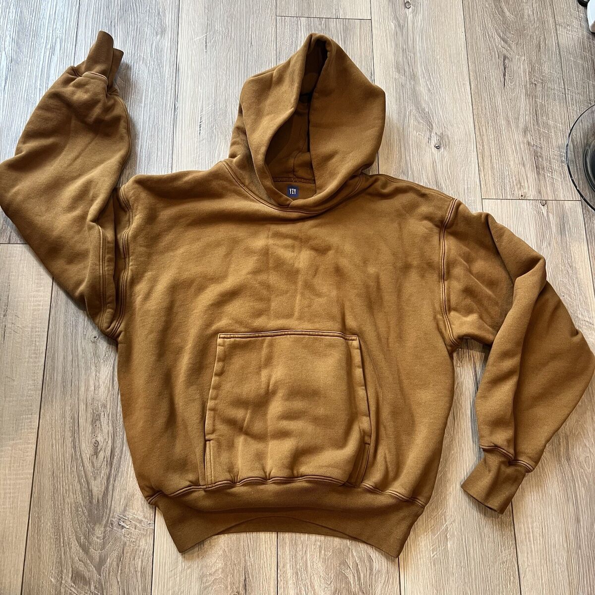 YEEZY Gap YZY Brown “Perfect Hoodie” Mens Medium M Double YEEZY Gap YZY Brown “Perfect Hoodie” Mens Medium M Double