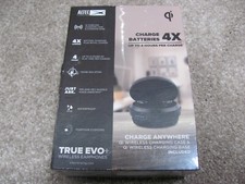New Altec MZX659-BLK True Evo Wireless In-Ear Headphones w/ Qi Charging-Black
