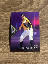 2014 Bowman Platinum Chrome Prospects Nick Kingham Purple Refractor #BPCP76