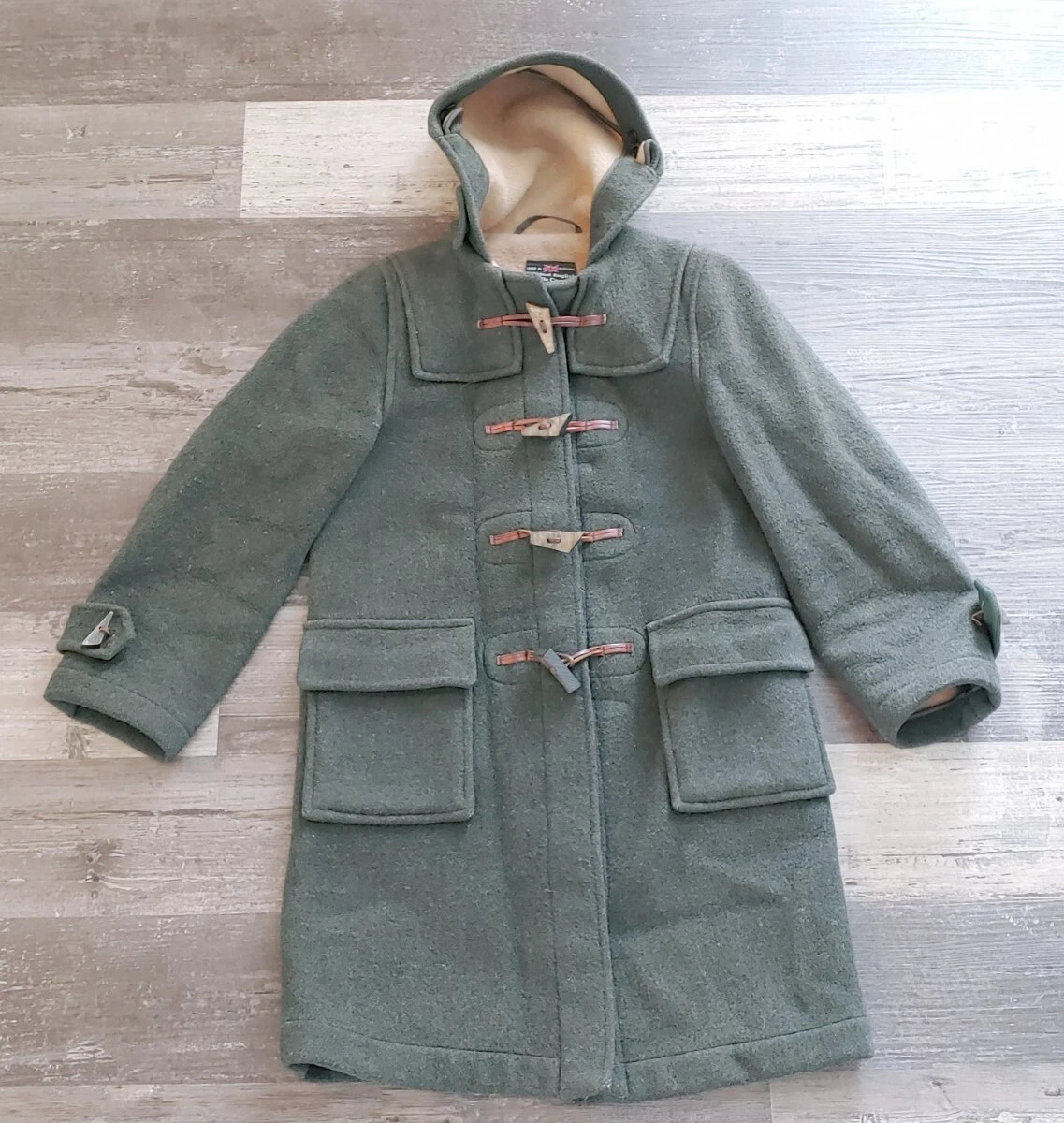 VTG Gloverall Women's Original Duffle Coat Toggle Jacket