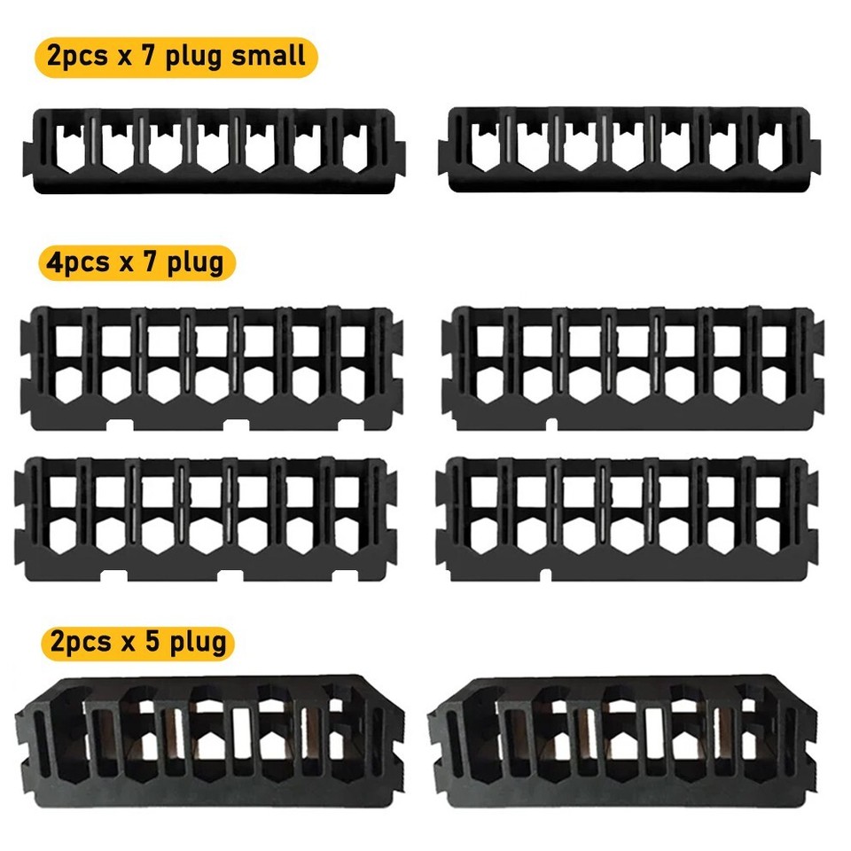 Bit Cable Storage Rack 8PCS Bit Holder For DEWALT Tough Case Insert Bit Holder Racks Bit ...