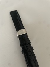 18mm Omega Leather Strap with Deployment Clasp.