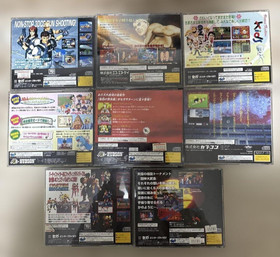 ​SEGA SATURN Used Software 8 Piece Set Sold in Bulk