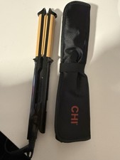 Chi Expert Tourmaline Ceramic 3-In-1 Curl Black Curling Iron And Straightener