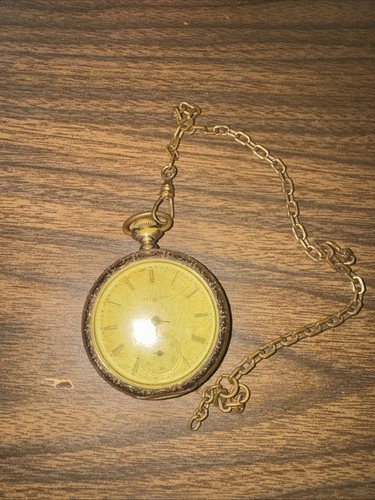 Antique Elgin Pocket Watch 14K Gold Filled Hunter Case