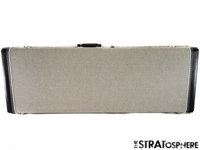 Vintage RI Fender Strat BLACK TWEED HARDSHELL CASE, USA Jim Root Stratocaster!