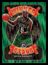 2021-22 Panini Donruss Optic Winner Stays #11 Green Shock Prizm - Kevin Garnett