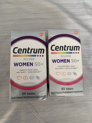 Centrum Silver Multivitamins for Women over 50, Multimineral Supplement 2 boxes