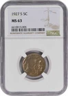 1927-S Buffalo Nickel MS63 NGC
