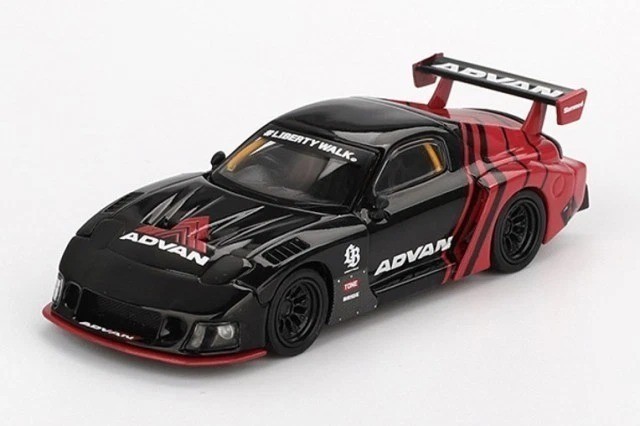 Mini GT 1:64 Mazda RX-7 LB-Super Silhouette Advan Diecast Model