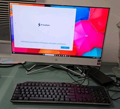 HP 24-DF0076 24'' Touch AIO Desktop Ryzen 5 3500u 8GB 1TB Vega 8 Graphics Win 11 