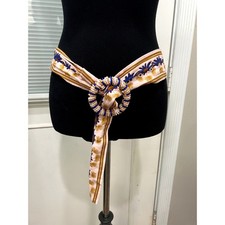 Farm Rio Beaded Fabric Tropical Belt
