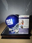 Odell Beckham Jr. Giants Autographed Mini Helmet Display JSA Fanatics Authentic