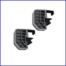 Compact Dock Line Hanger and Fender Clips for Pontoon Boats - Aluminum 2 Pack