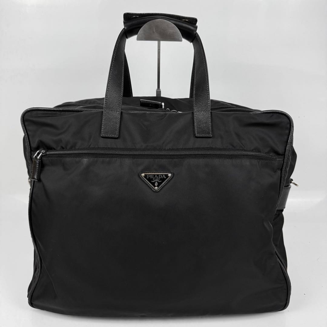 PRADA Business Bag with Shoulder Nylon Black Authentic thumbnail 12