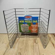 NWT Melissa & Doug Wire Puzzle Storage Rack  Holds 12 Puzzles Kids Toys Learning