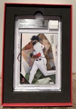 2015 Topps Finest David Ortiz #11 Refractor Game Used Jersey Fusion Beckett 9