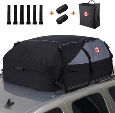 Sailnovo Car Roof Bag 20 Cubic Feet Foldable Storage Soft Roof Box New