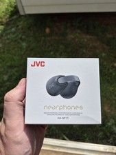 JVC Nearphones Open Ear-Cuffs Headphones (HA-NP1T-B) Black New in Box