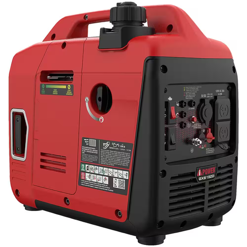 Generatore Inverter Ultraleggero 1500 Watt Avviamento a Rinculo Alimentato a Benzina con 60Cc - Foto 2 di 12