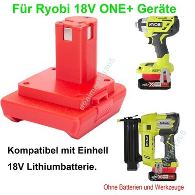 Akku Adapter Für RYOBI 18V One+ Elektrowerkzeuge zu Einhell /OZITO 18V Akku