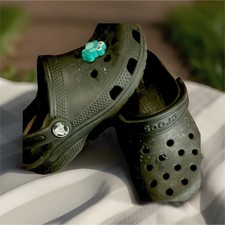 Crocs Black Comfort Clogs kids US Size 11 Lig...