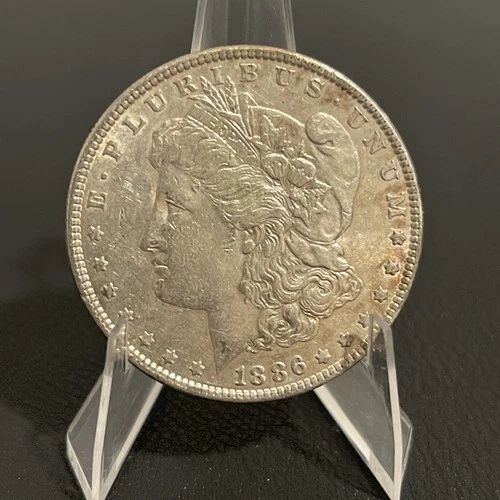 1886 Philadelphia Morgan Silver Dollar 1 Oz .999 Fine Silver Coin Historic Item