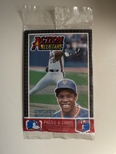1985 Action All Stars Jumbo Cards Donruss 5 Card Pack Factory Sealed 3.5 x 5