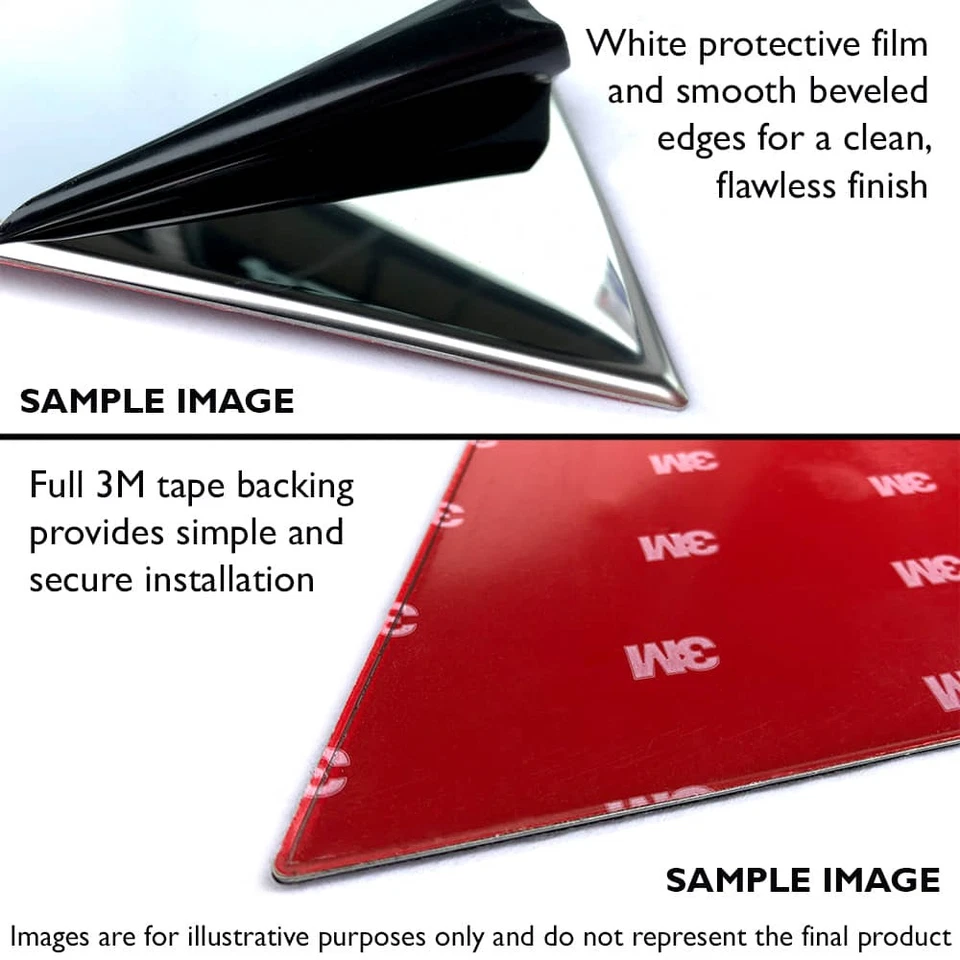 Diamond Grade 6pc Pillar Post Covers for 11-22 Land Rover Range Rover Evoque 4DR - Image 3 of 4