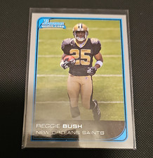 Topps 2006 Bowman Reggie Bush New Orleans Saints #111 Rookie Football Card. rookie card picture