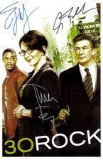 30 ROCK Signed Poster 11x17 Tina Fey, Alec Baldwin and Tracy Morgan